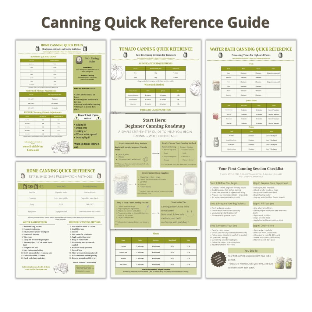 9 Canning for beginners